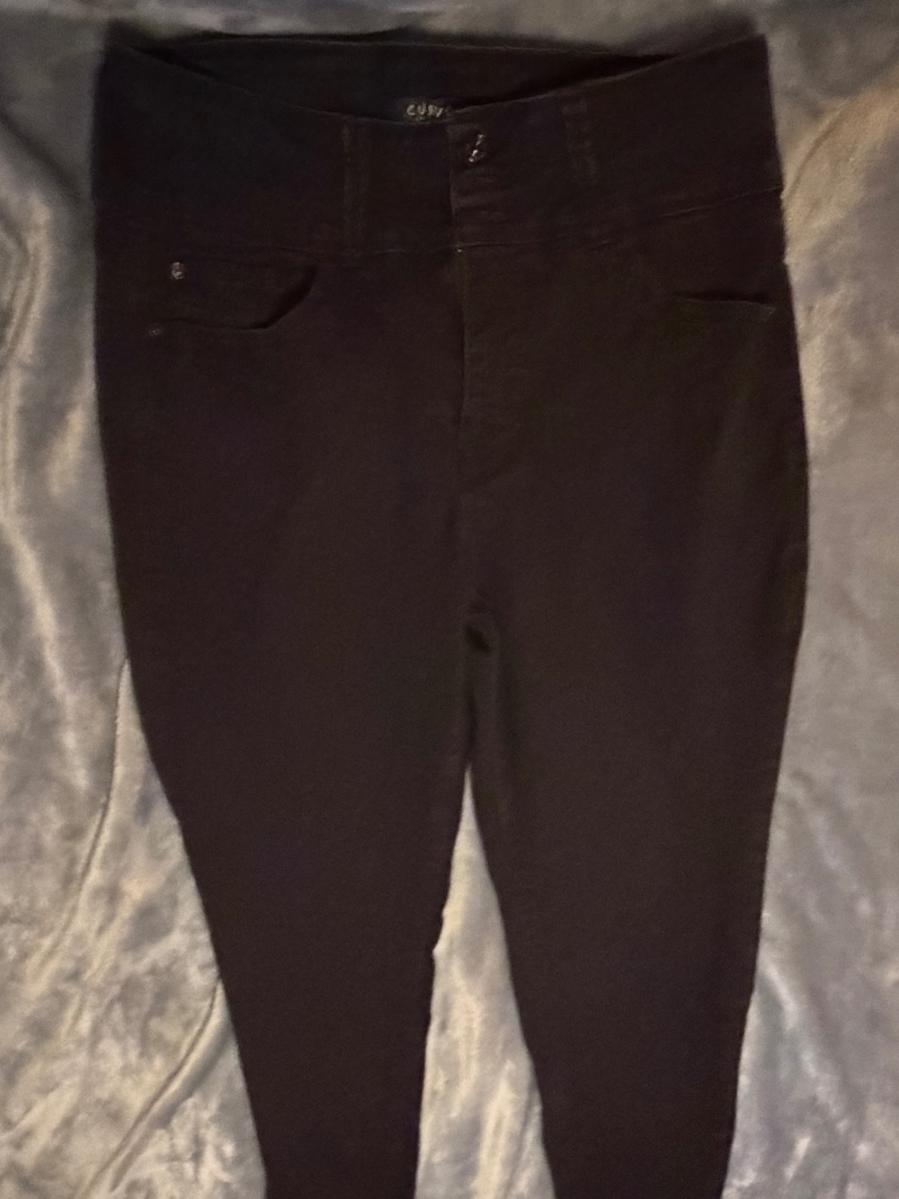 Curve Appeal Curve Creator Women's 10/30 Black High Rise Skinny Jeans